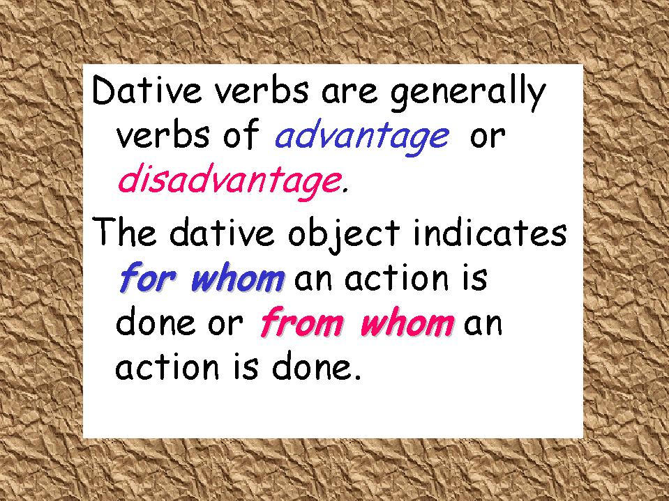 Dative case visual data 4