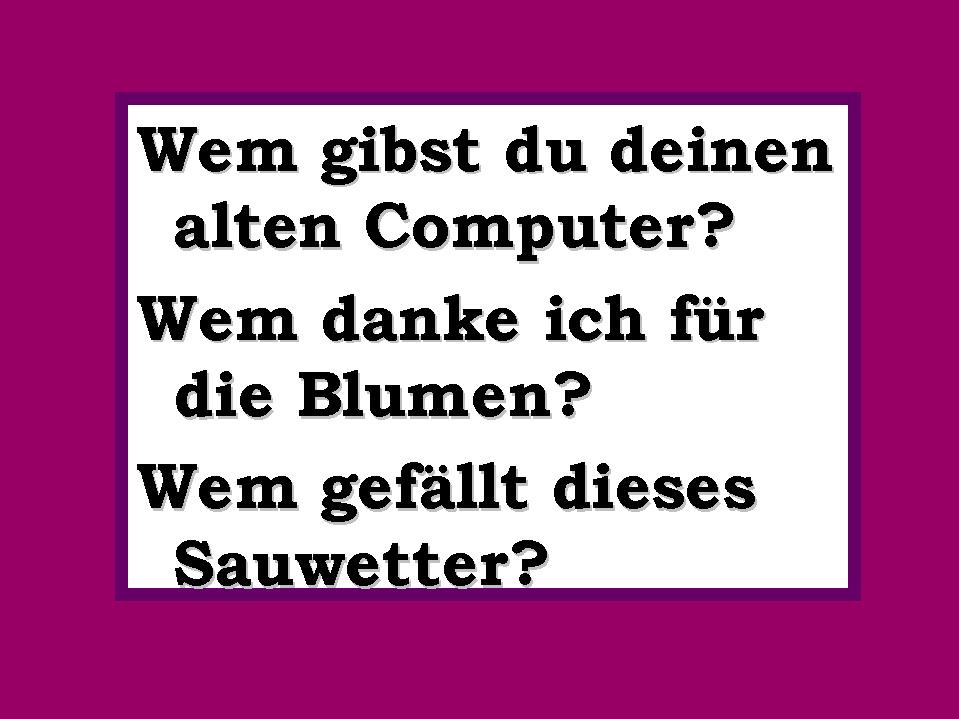 Dative case visual data 5