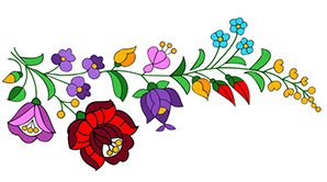 Hungarian flower design